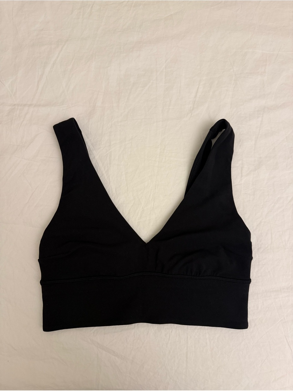 Lululemon Align V-Neck Bra *Light Support, C/D Cup Black size 6